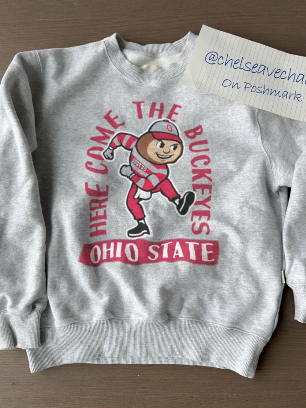 Vintage Ohio State Buckeyes Football Here Come The Buckeyes Sweatshirt, NCAA Tee